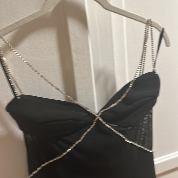 Perfect condition black mini dress - Picture 3 of 8